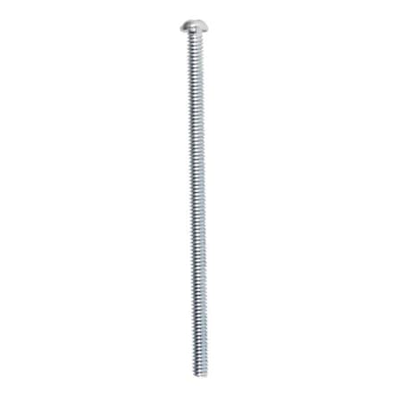 Hillman #10-24 x 4 in Combination Phillips/Slotted Round Machine Screw, Zinc Plated Steel 56327